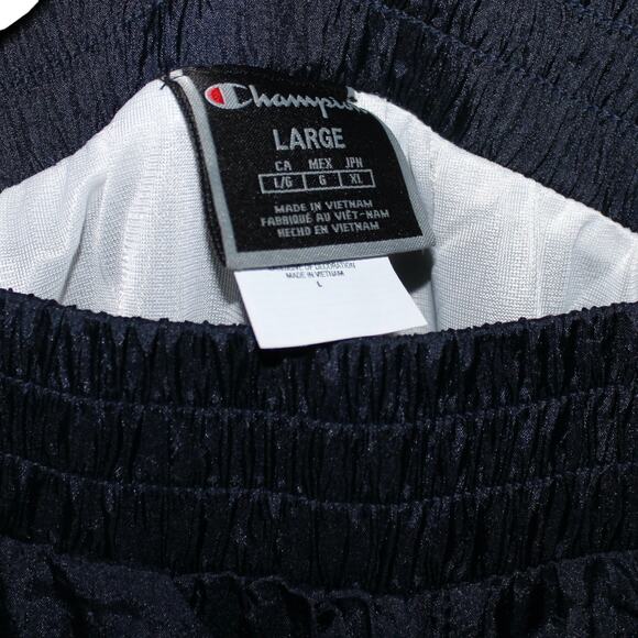 Champion Blue Wide Leg Track Pant Sweatpants Large NWT - Picture 9 of 9